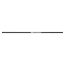 Load image into Gallery viewer, Reusable Straws: 2pk with cleaning brush: Black
